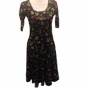 LuLaRoe ladybug Nicole dress Size M